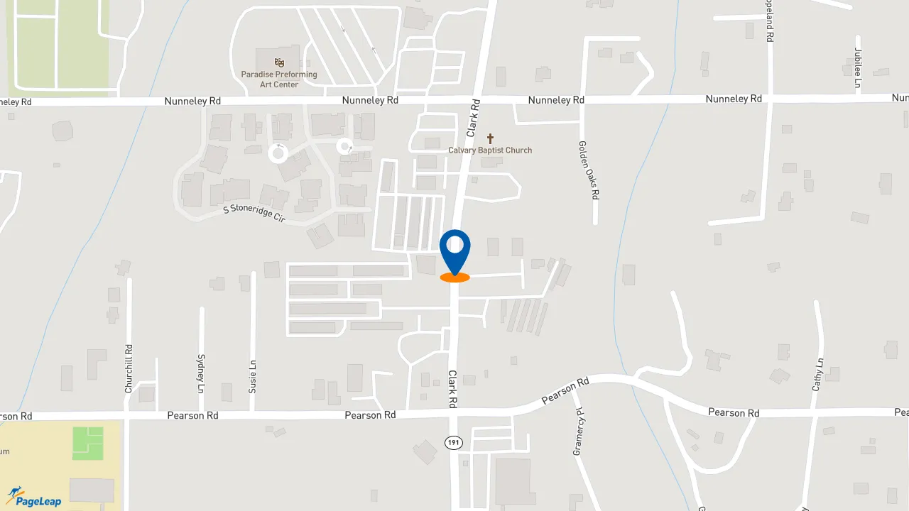 https://pageleap.com map showing location of McDonald&#039;s in Paradise.