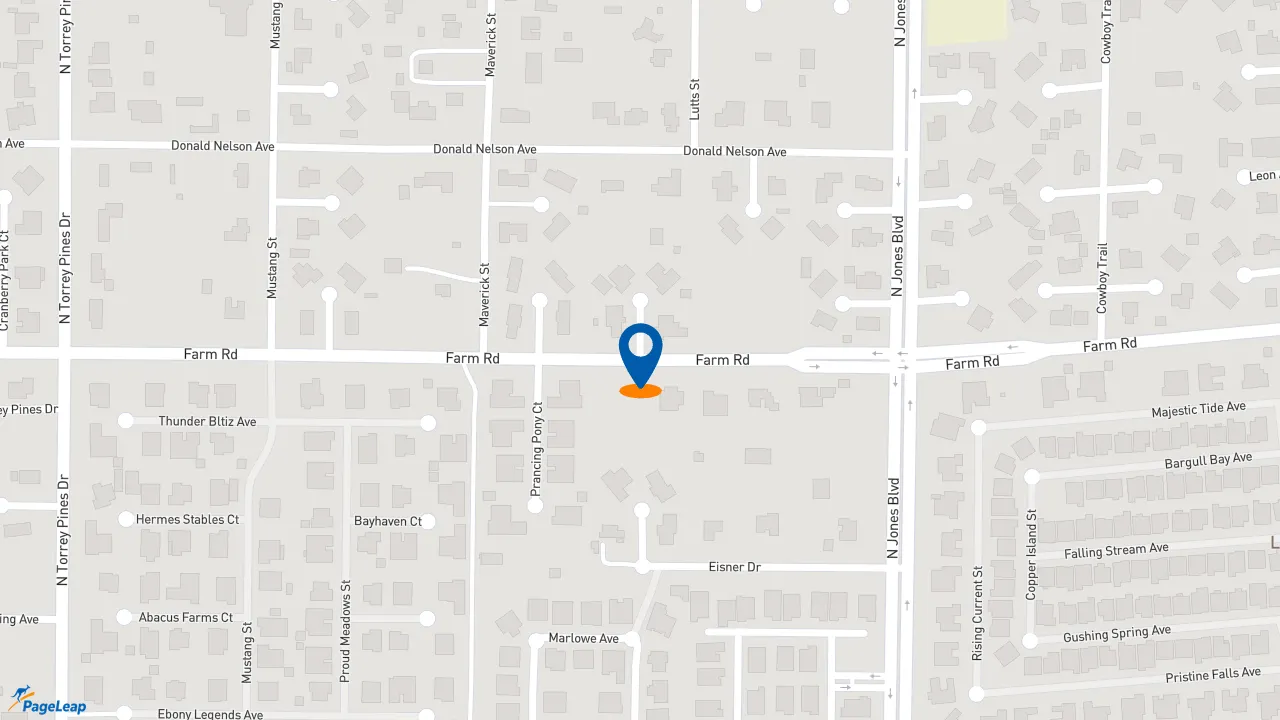 https://pageleap.com map showing location of McDonald&#039;s in Las Vegas.