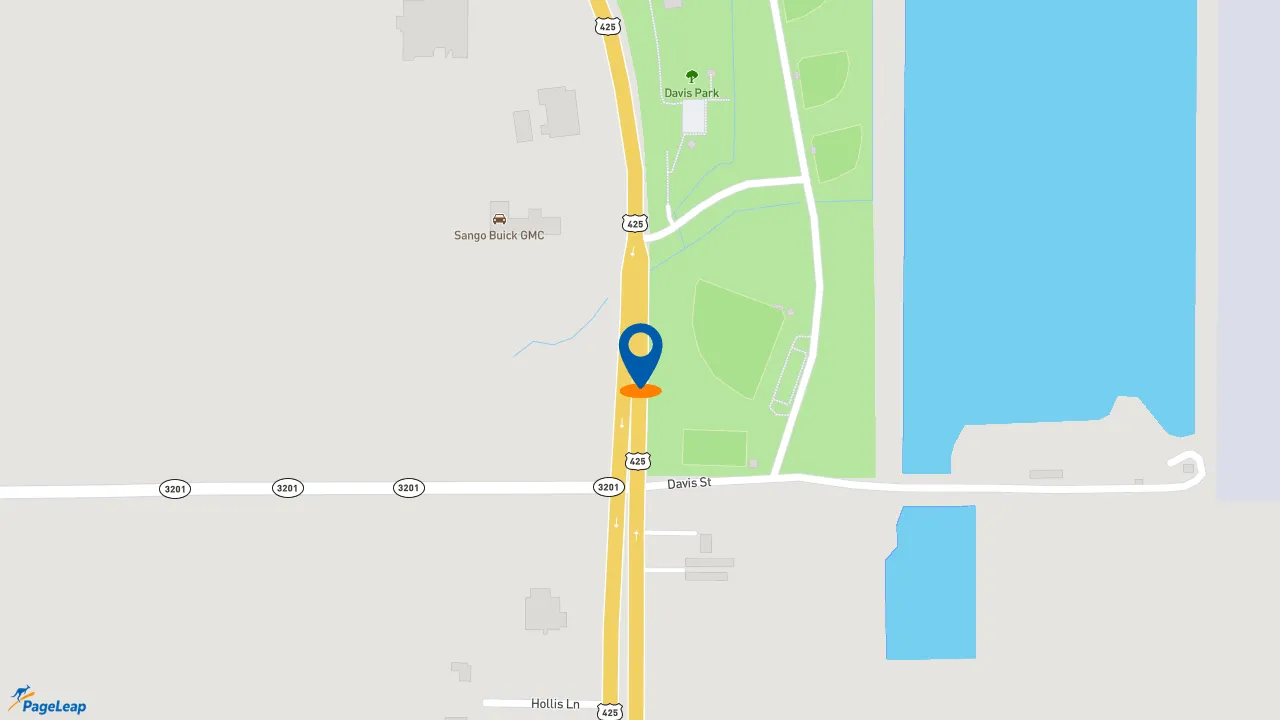 https://pageleap.com map showing location of McDonald&#039;s in Winnsboro.