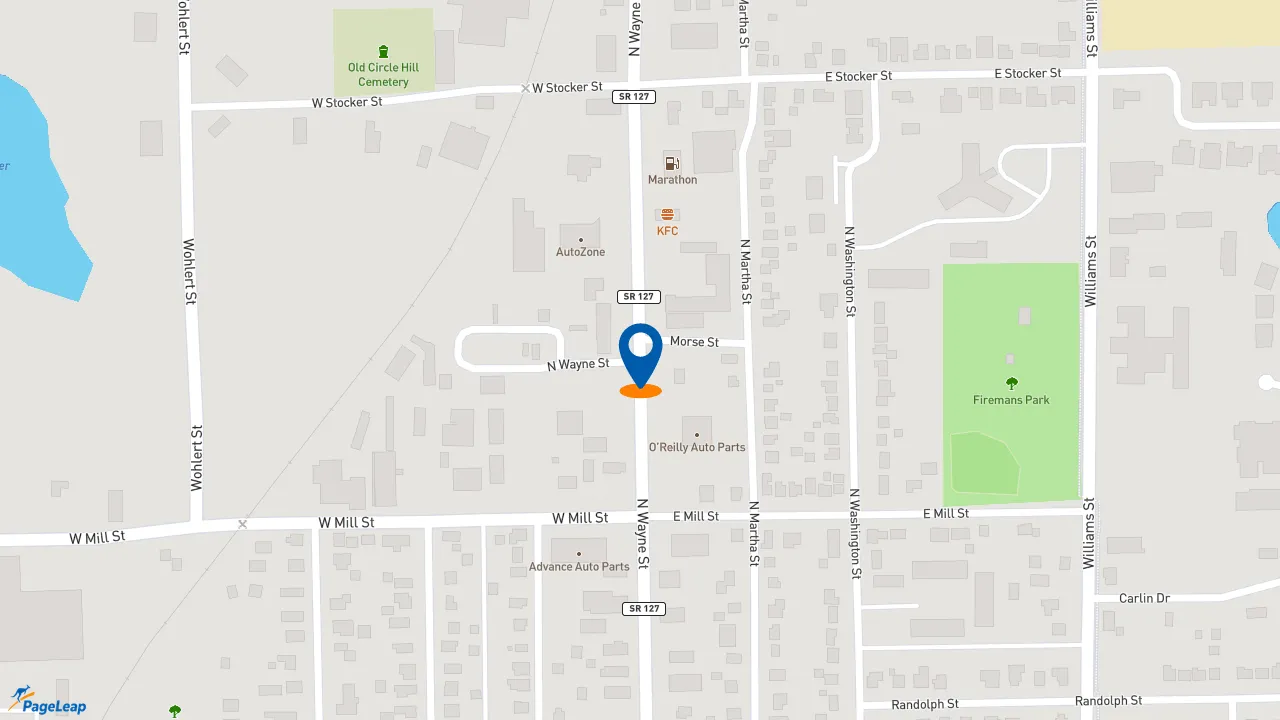 https://pageleap.com map showing location of McDonald&#039;s in Angola.