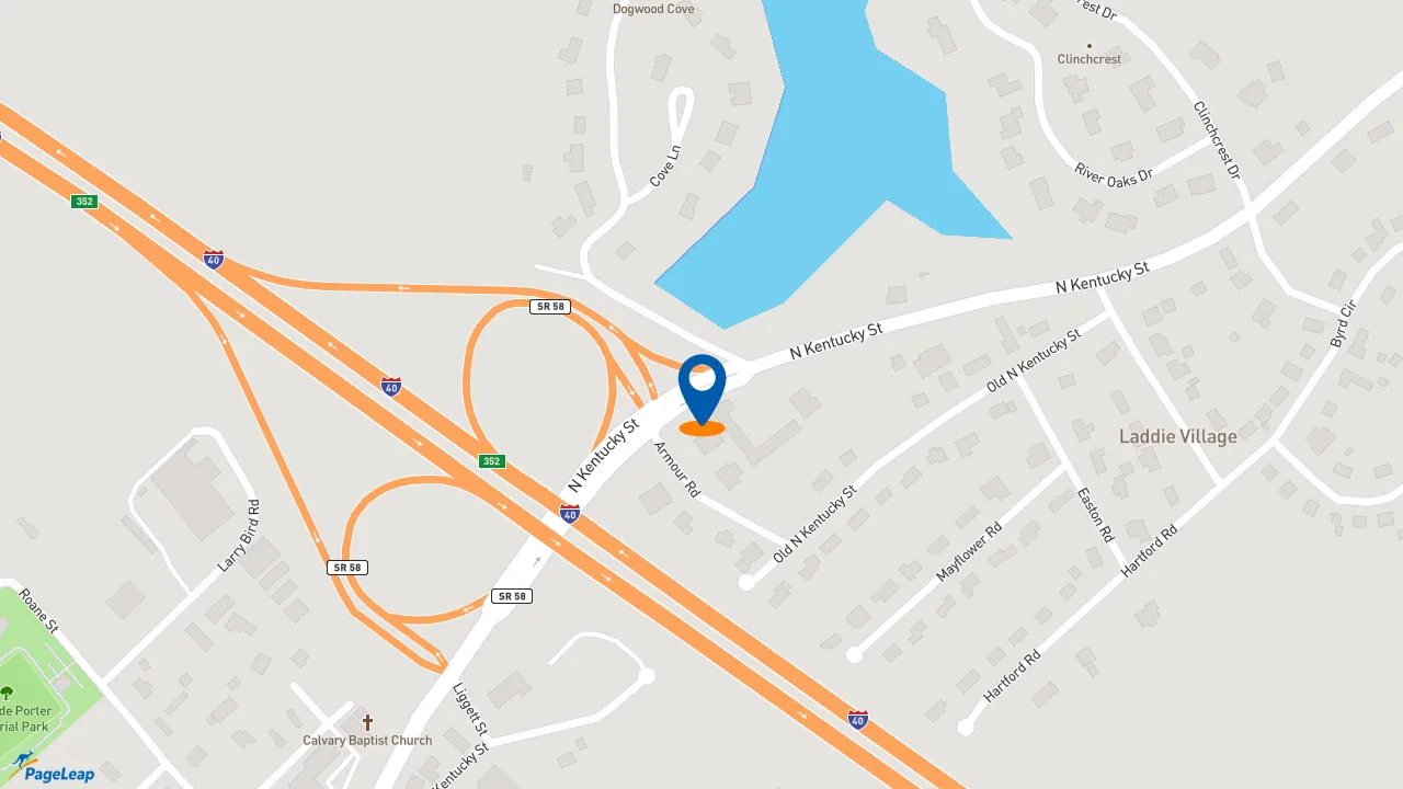 https://pageleap.com map showing location of McDonald&#039;s in Kingston.