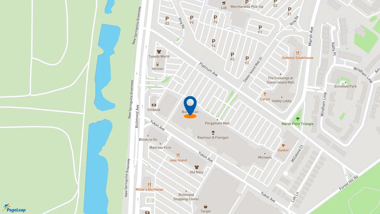 https://pageleap.com map showing location of McDonald&#039;s in City Of New York.