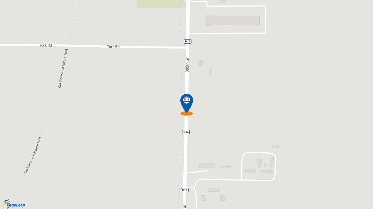 https://pageleap.com map showing location of McDonald&#039;s in Shelby.