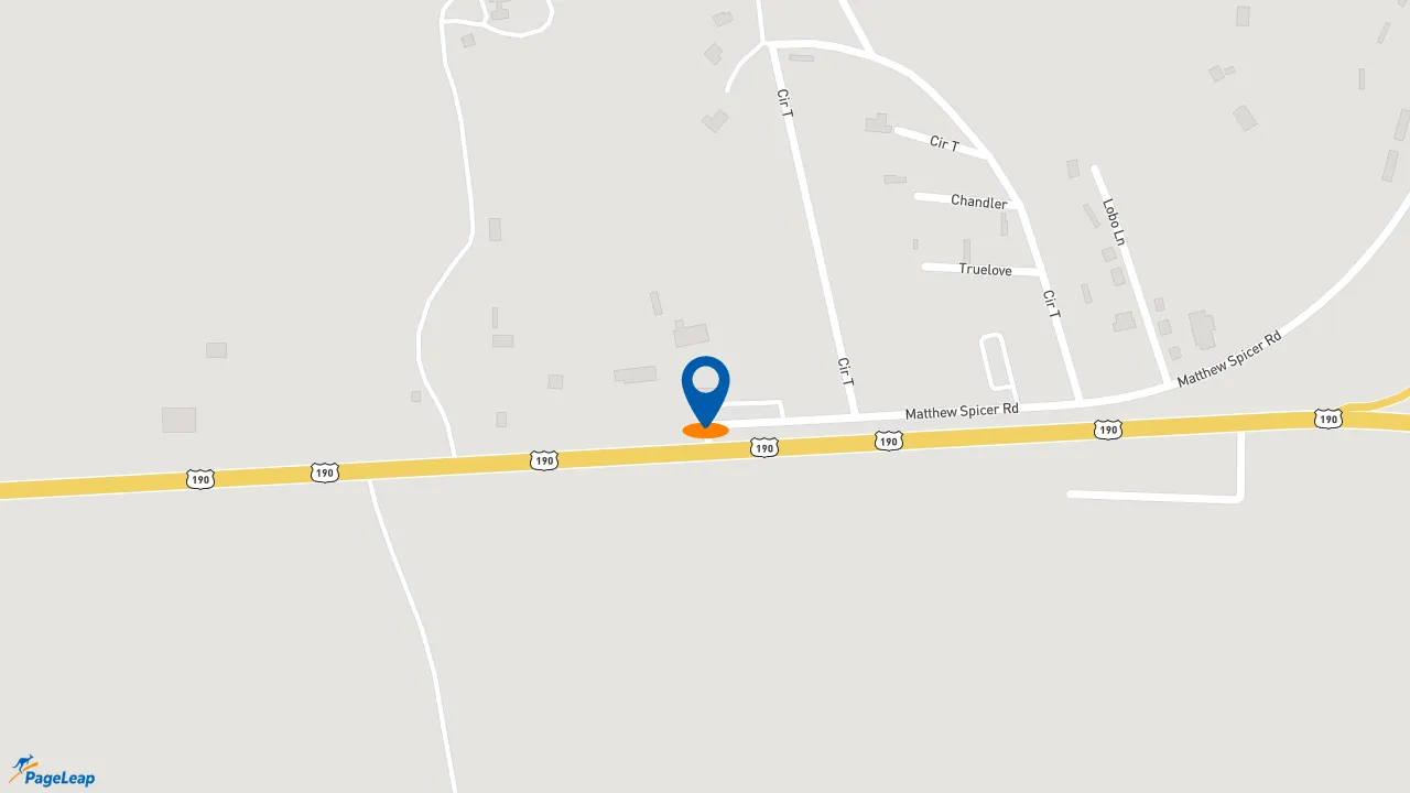 https://pageleap.com map showing location of McDonald&#039;s in Copperas Cove.