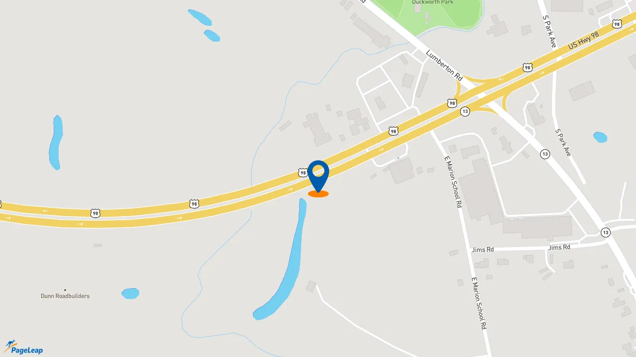 https://pageleap.com map showing location of McDonald&#039;s in Columbia.
