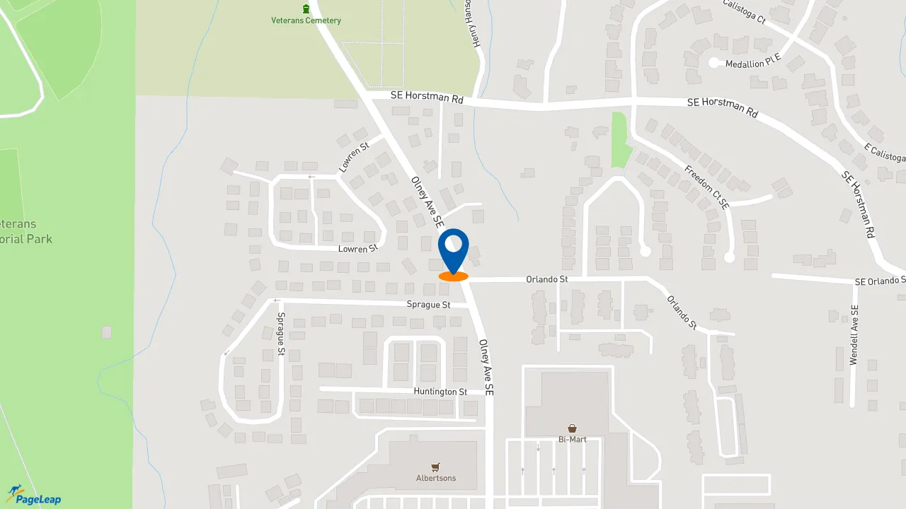 https://pageleap.com map showing location of Meineke Car Care Center in Port Orchard.