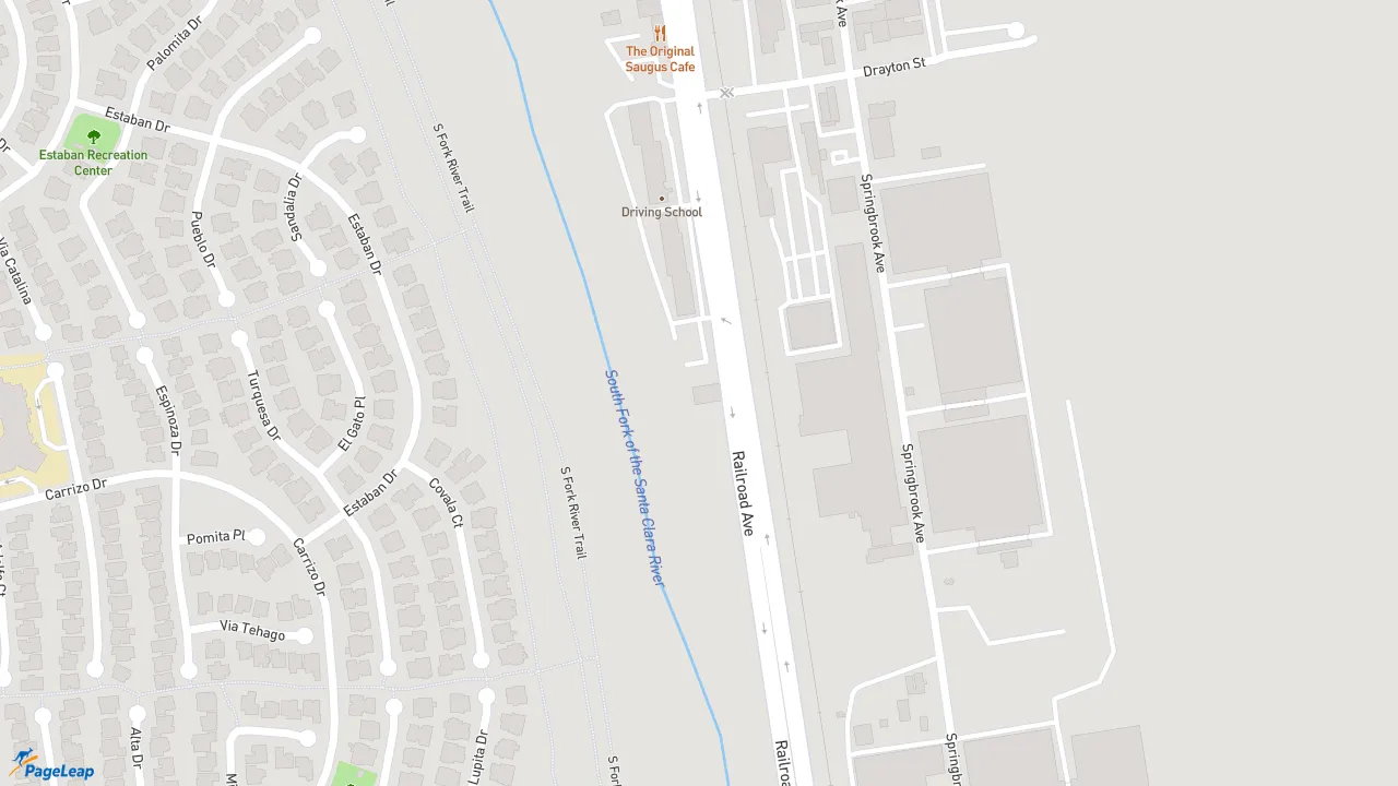 https://pageleap.com map showing location of Midas in Saugus.