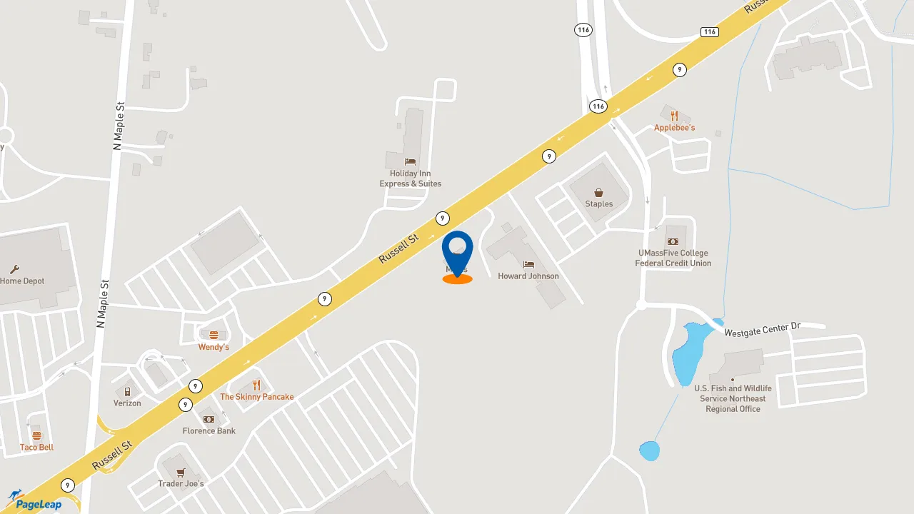 https://pageleap.com map showing location of Midas in Hadley.