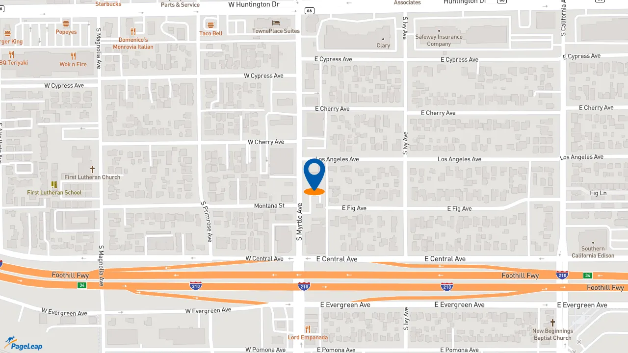 https://pageleap.com map showing location of Midas in Monrovia.
