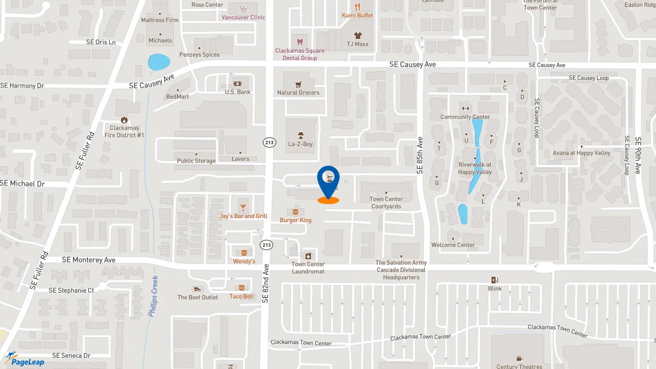 https://pageleap.com map showing location of Midas in Happy Valley.