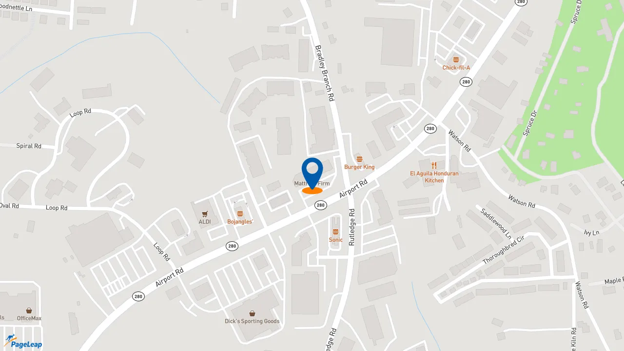 https://pageleap.com map showing location of Moe&#039;s Southwest Grill in Arden.