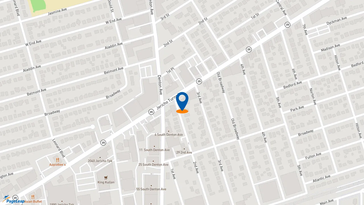 https://pageleap.com map showing location of Nassau Auto Spring in Garden City Park.