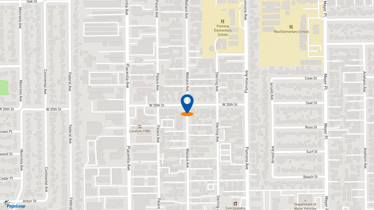 https://pageleap.com map showing location of Newport Mesa Auto Body And Repair. in Costa Mesa.