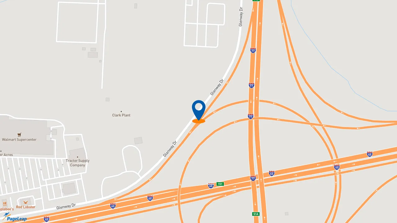 https://pageleap.com map showing location of Panera Bread in Statesville.