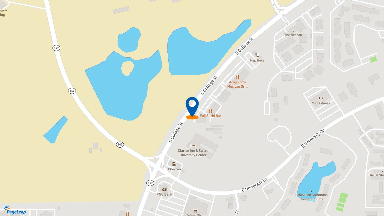 https://pageleap.com map showing location of Pep Boys in Auburn.
