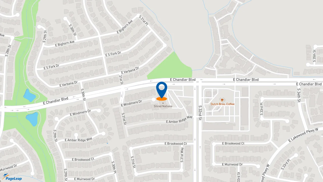 https://pageleap.com map showing location of Pizza Hut in Phoenix.