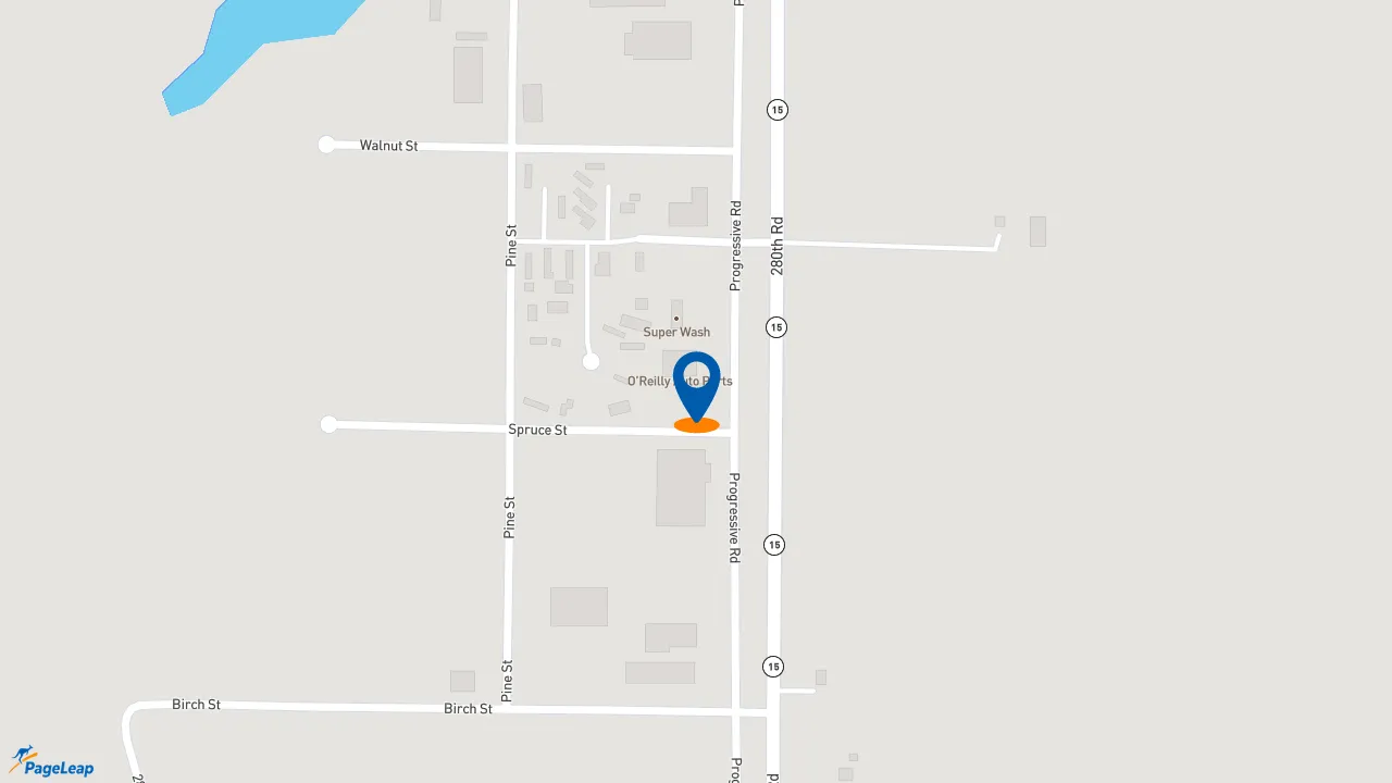 https://pageleap.com map showing location of Pizza Hut in Seward.