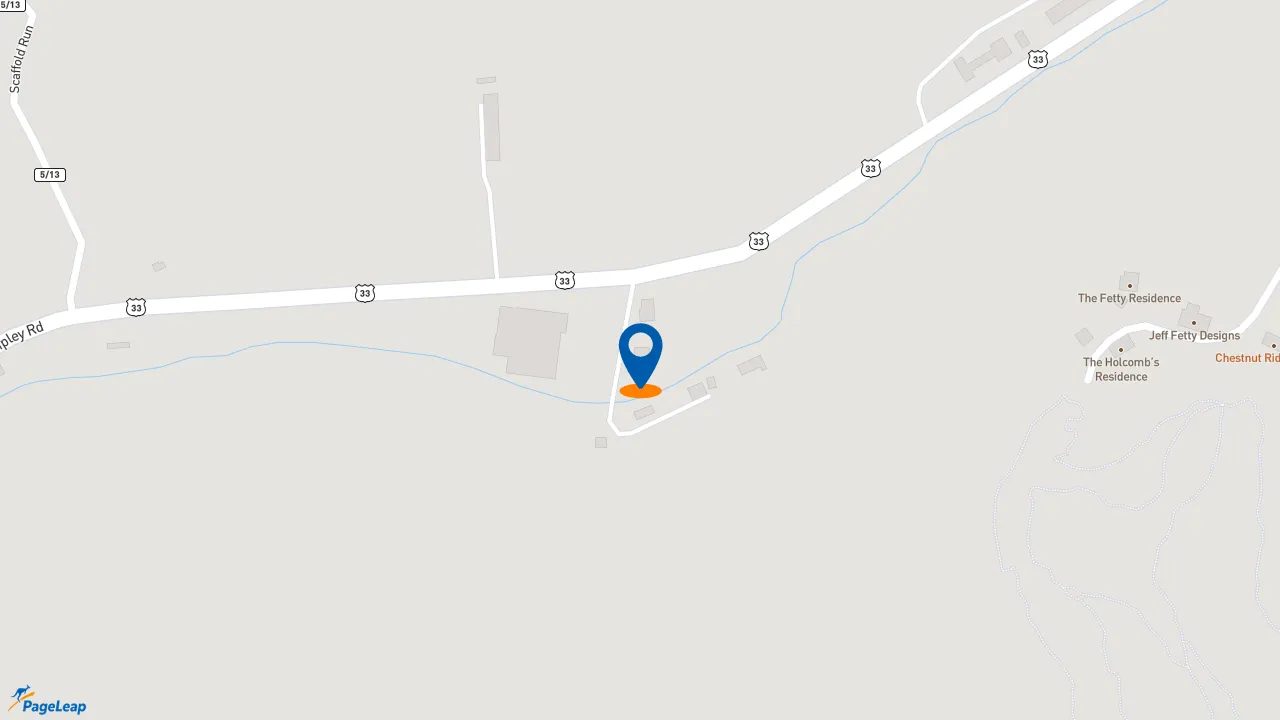 https://pageleap.com map showing location of Pizza Hut in Spencer.