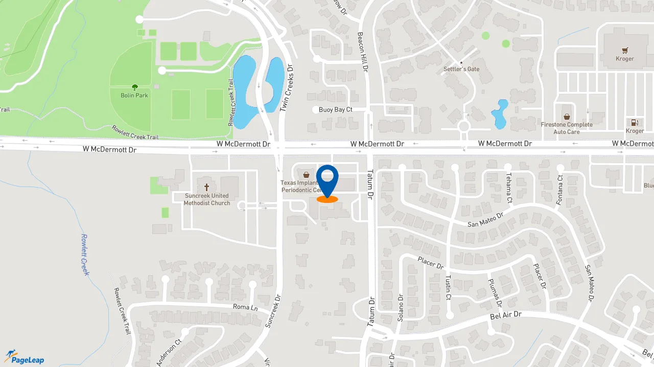 https://pageleap.com map showing location of Pizza Hut in Allen.