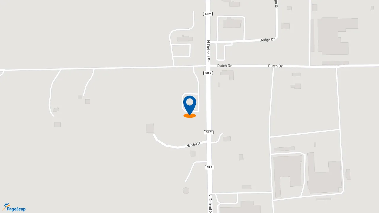 https://pageleap.com map showing location of Pizza Hut in Lagrange.