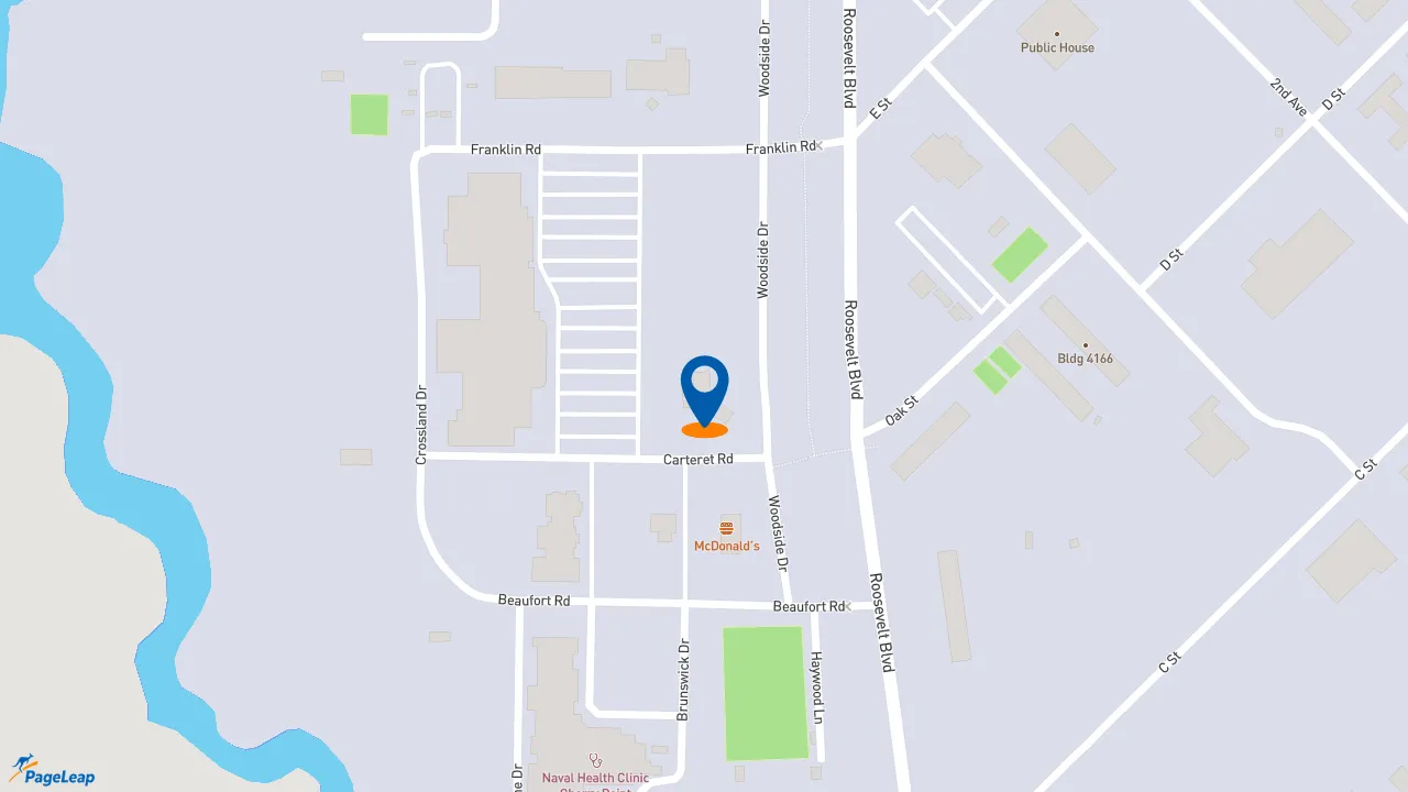 https://pageleap.com map showing location of Pizza Hut in Havelock.