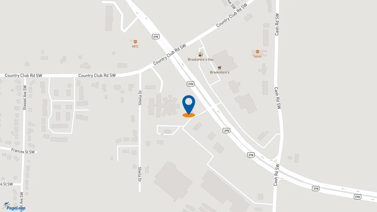 https://pageleap.com map showing location of Popeyes Louisiana Kitchen in Camden.