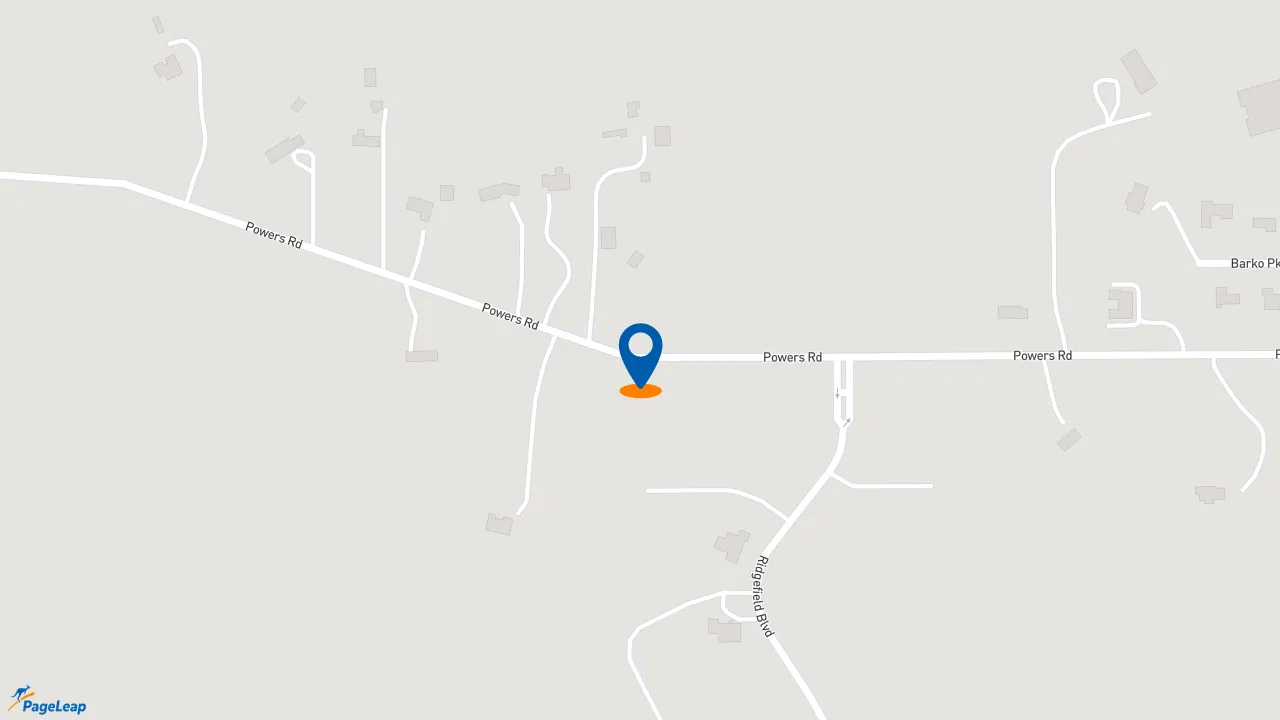 https://pageleap.com map showing location of Popeyes Louisiana Kitchen in Huntley.