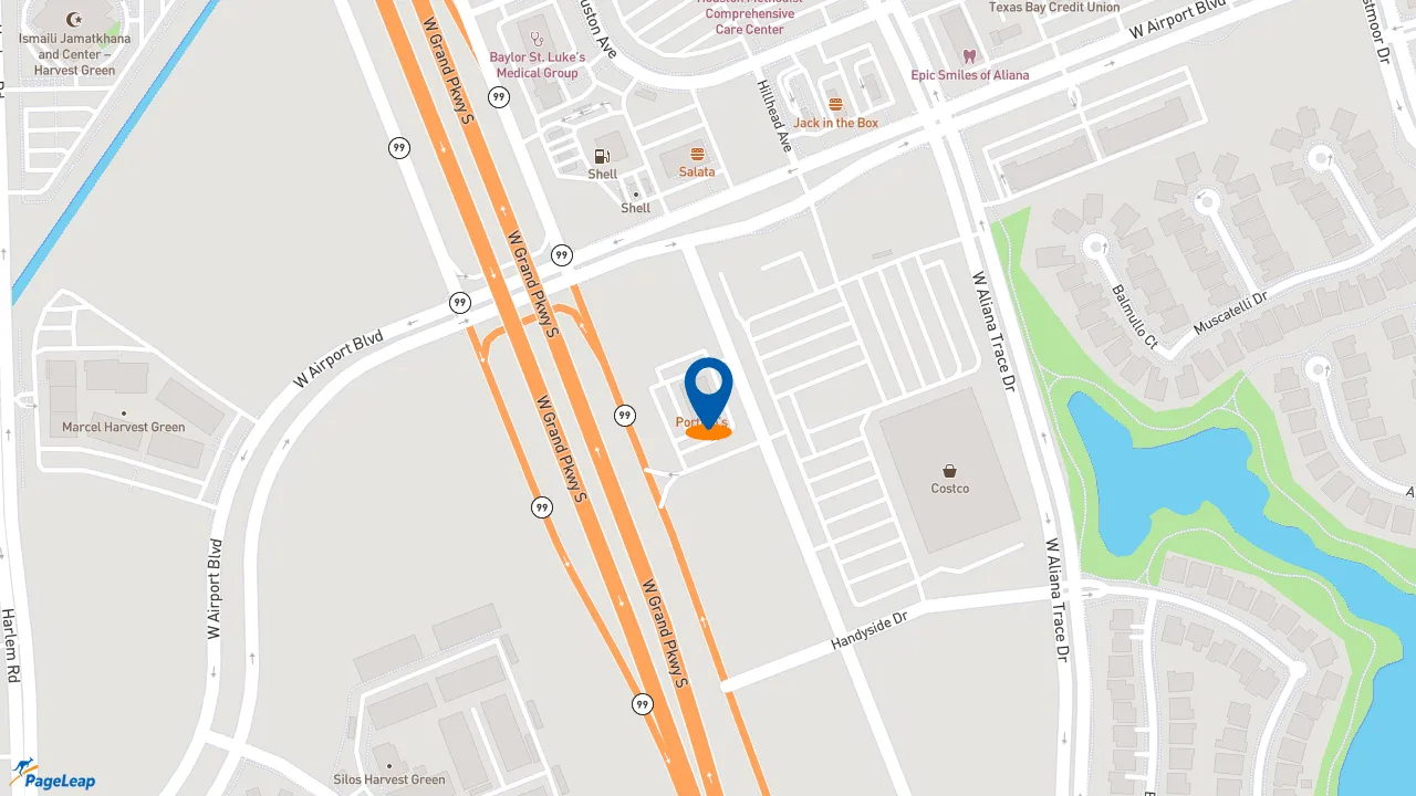 https://pageleap.com map showing location of Portillo&#039;s Richmond in Richmond.