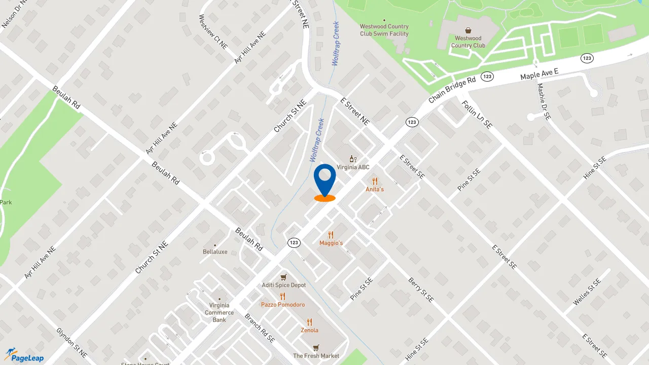 https://pageleap.com map showing location of Potbelly in Vienna.