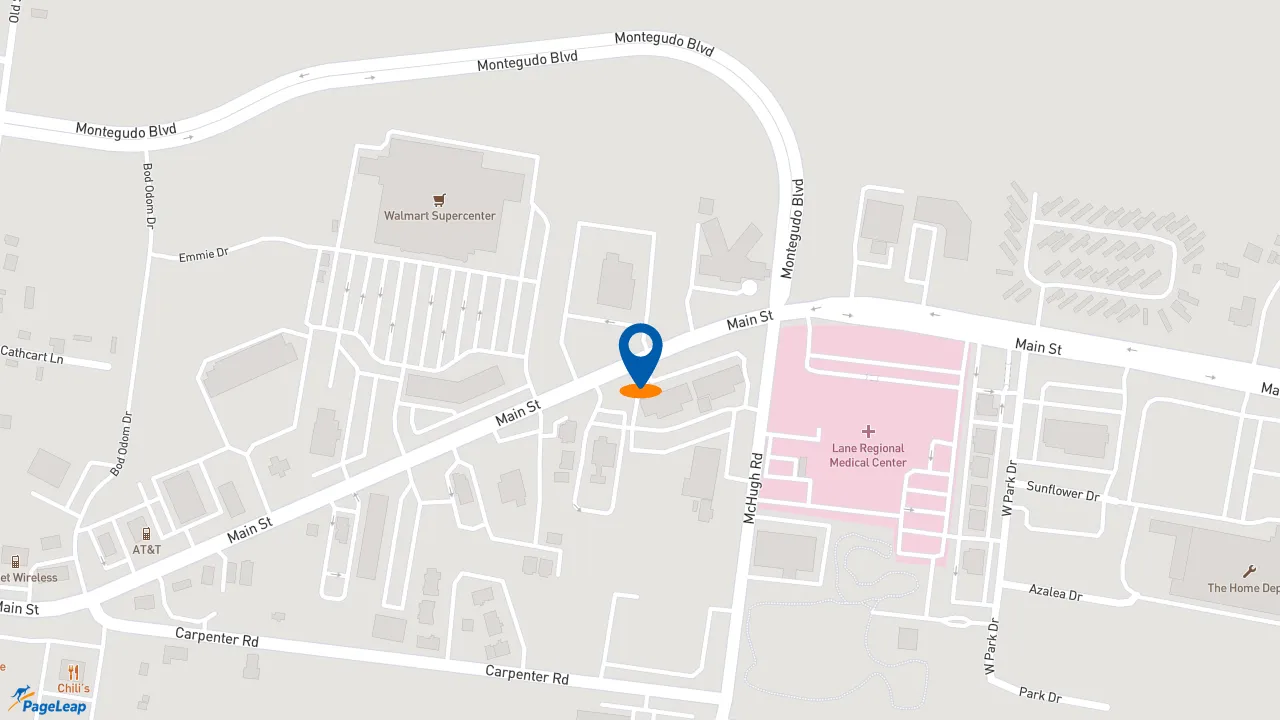 https://pageleap.com map showing location of Raising Cane&#039;s Chicken Fingers in Zachary.