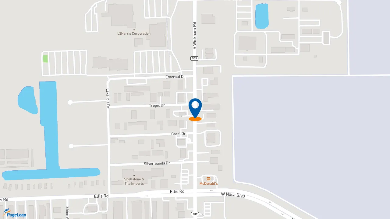 https://pageleap.com map showing location of Richmond Transmission &amp; Auto Service in Melbourne.