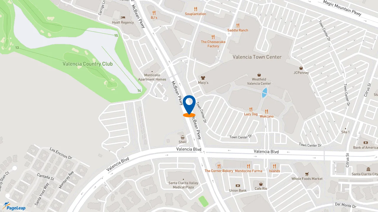 https://pageleap.com map showing location of Rubio&#039;s in Valencia.