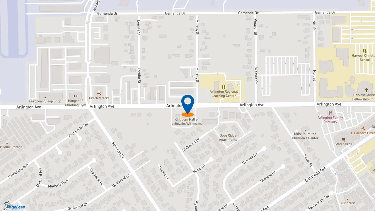 https://pageleap.com map showing location of SAB Imports, Inc. in Riverside.
