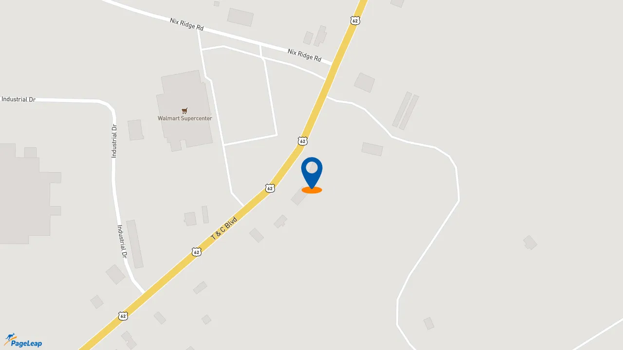 https://pageleap.com map showing location of Sonic Drive-In in Ash Flat.