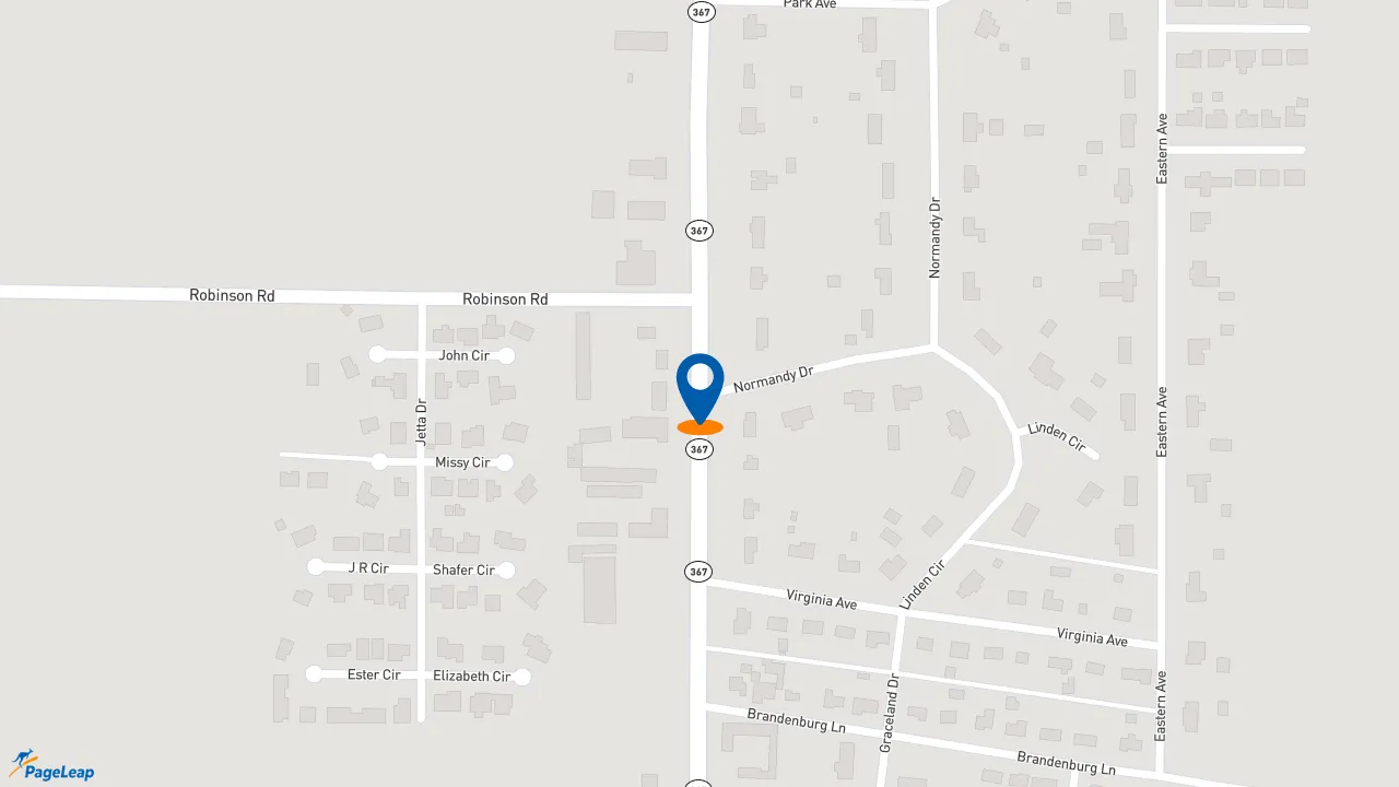 https://pageleap.com map showing location of Sonic Drive-In in Newport.