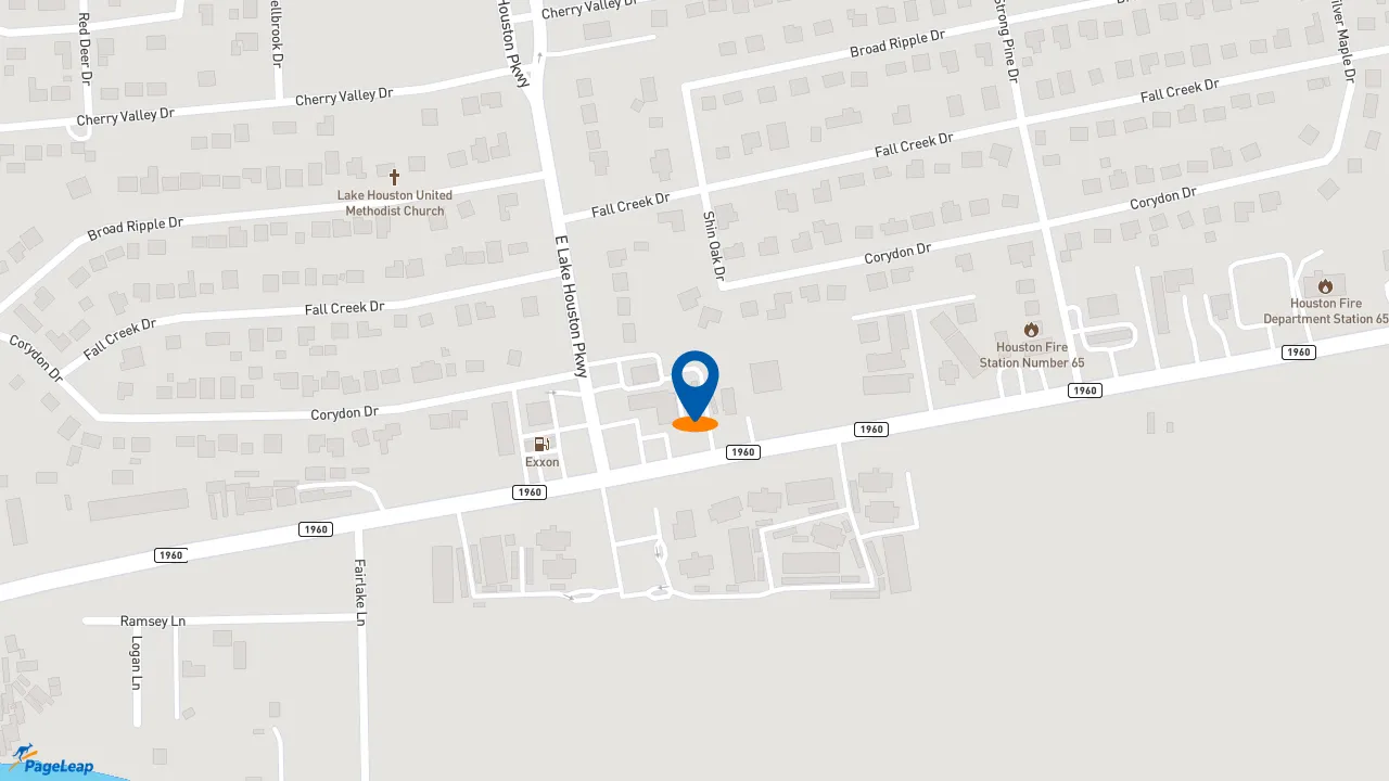 https://pageleap.com map showing location of Sonic Drive-In in Huffman.