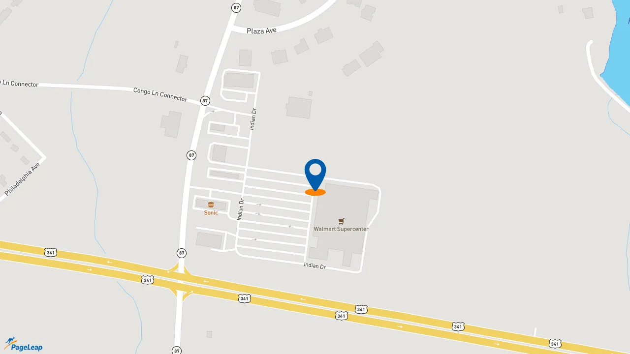 https://pageleap.com map showing location of Sonic Drive-In in Eastman.