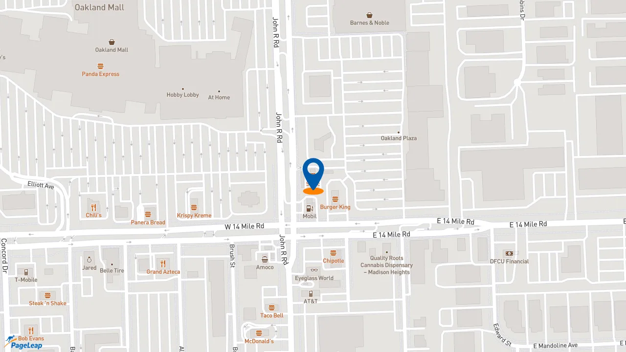 https://pageleap.com map showing location of Sonic Drive-In in Troy.