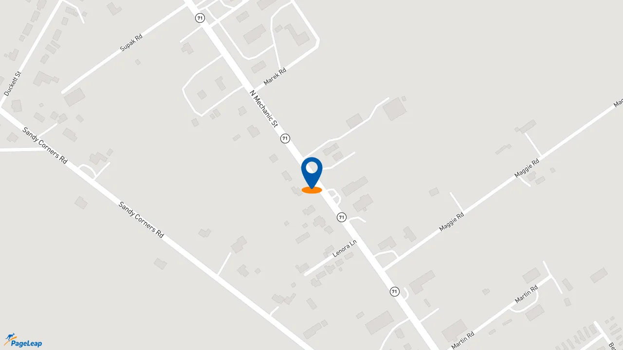 https://pageleap.com map showing location of Sonic Drive-In in El Campo.