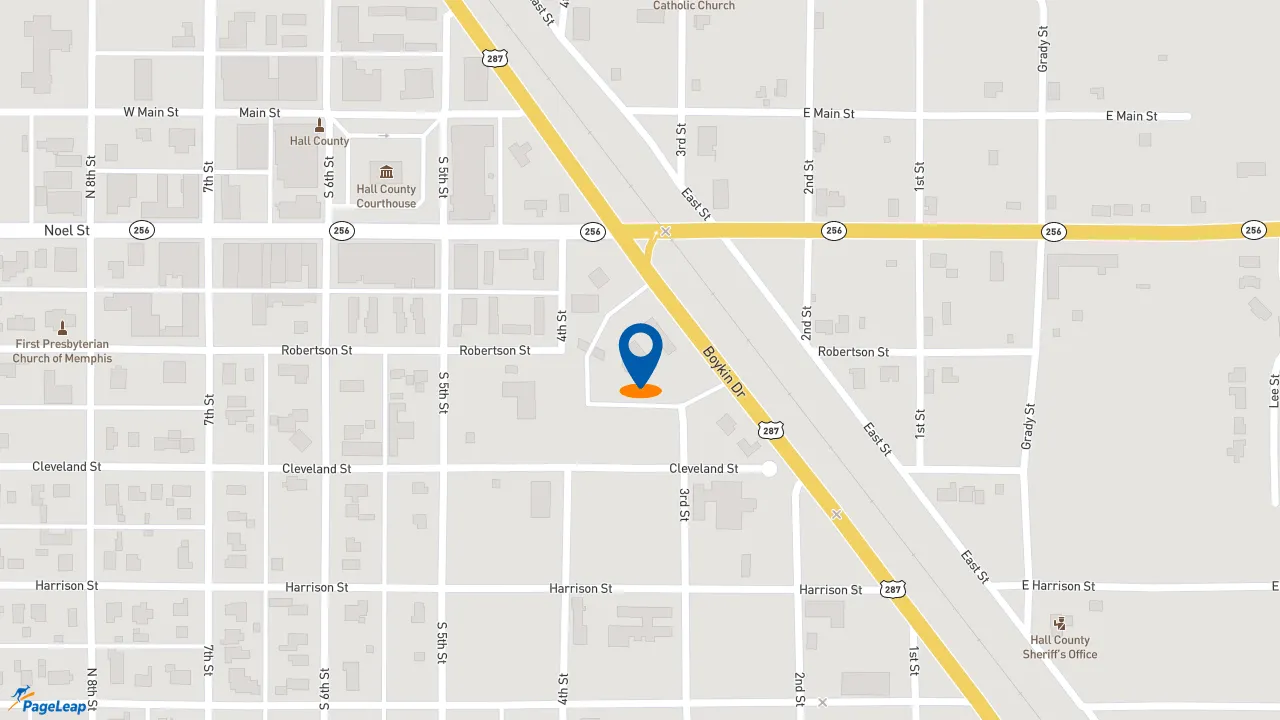 https://pageleap.com map showing location of Sonic Drive-In in Memphis.