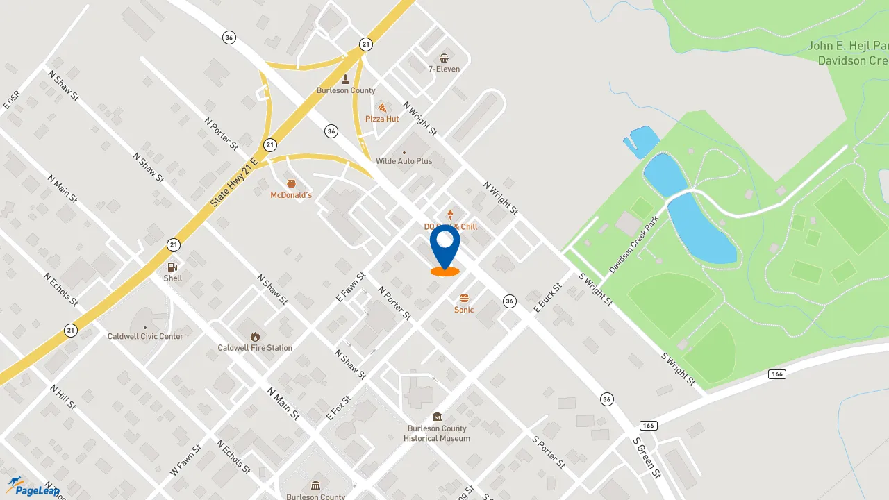 https://pageleap.com map showing location of Sonic Drive-In in Caldwell.