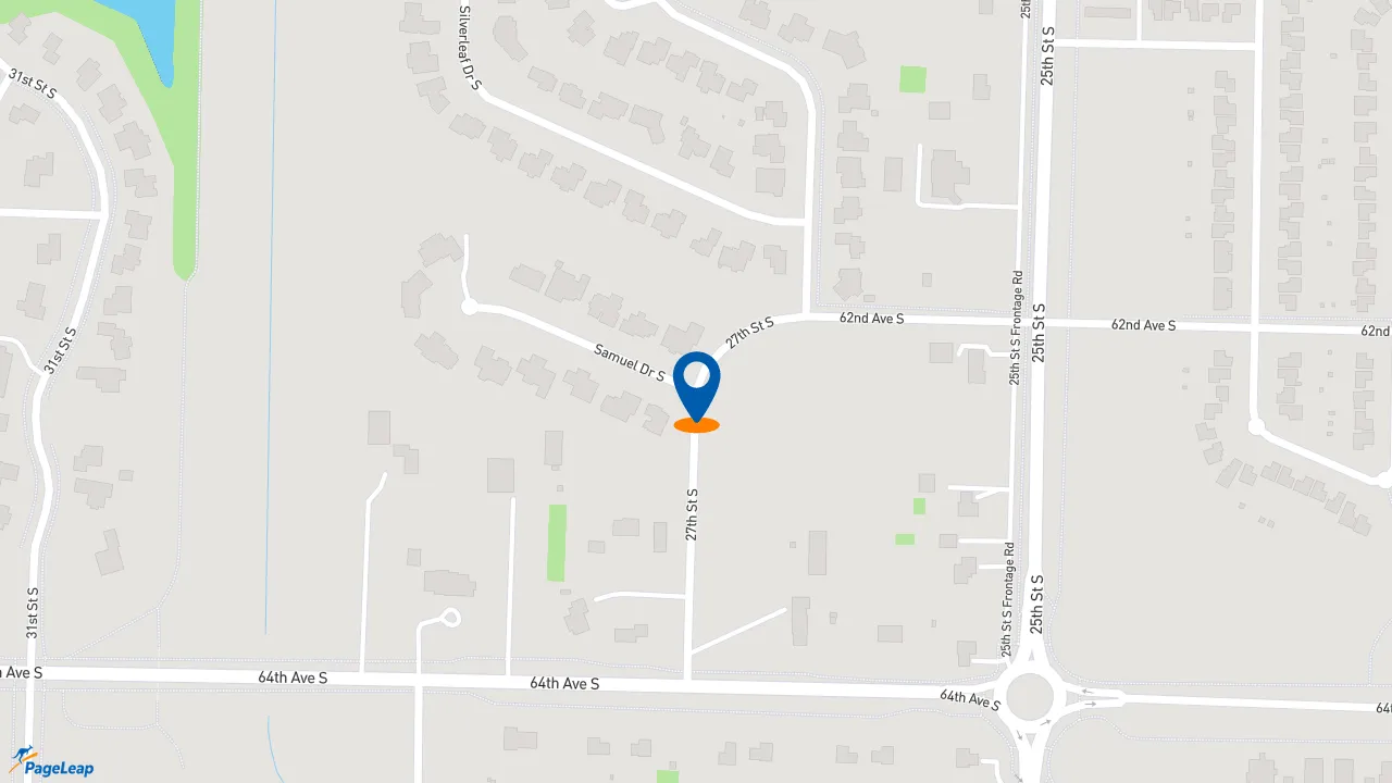https://pageleap.com map showing location of Sonic Drive-In in Fargo.
