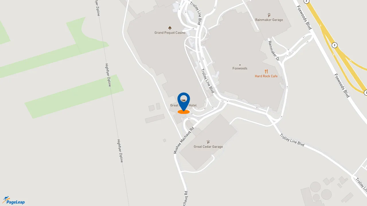https://pageleap.com map showing location of Starbucks in Ledyard.