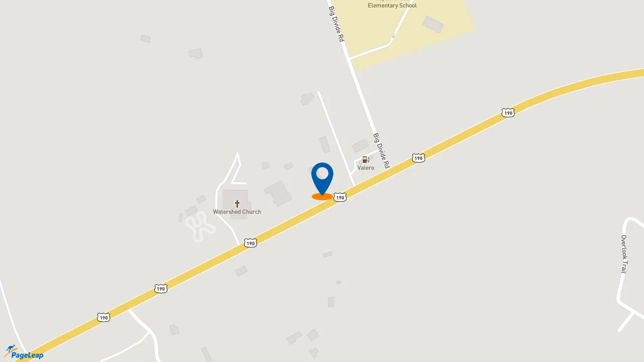 https://pageleap.com map showing location of Starbucks in Copperas Cove.