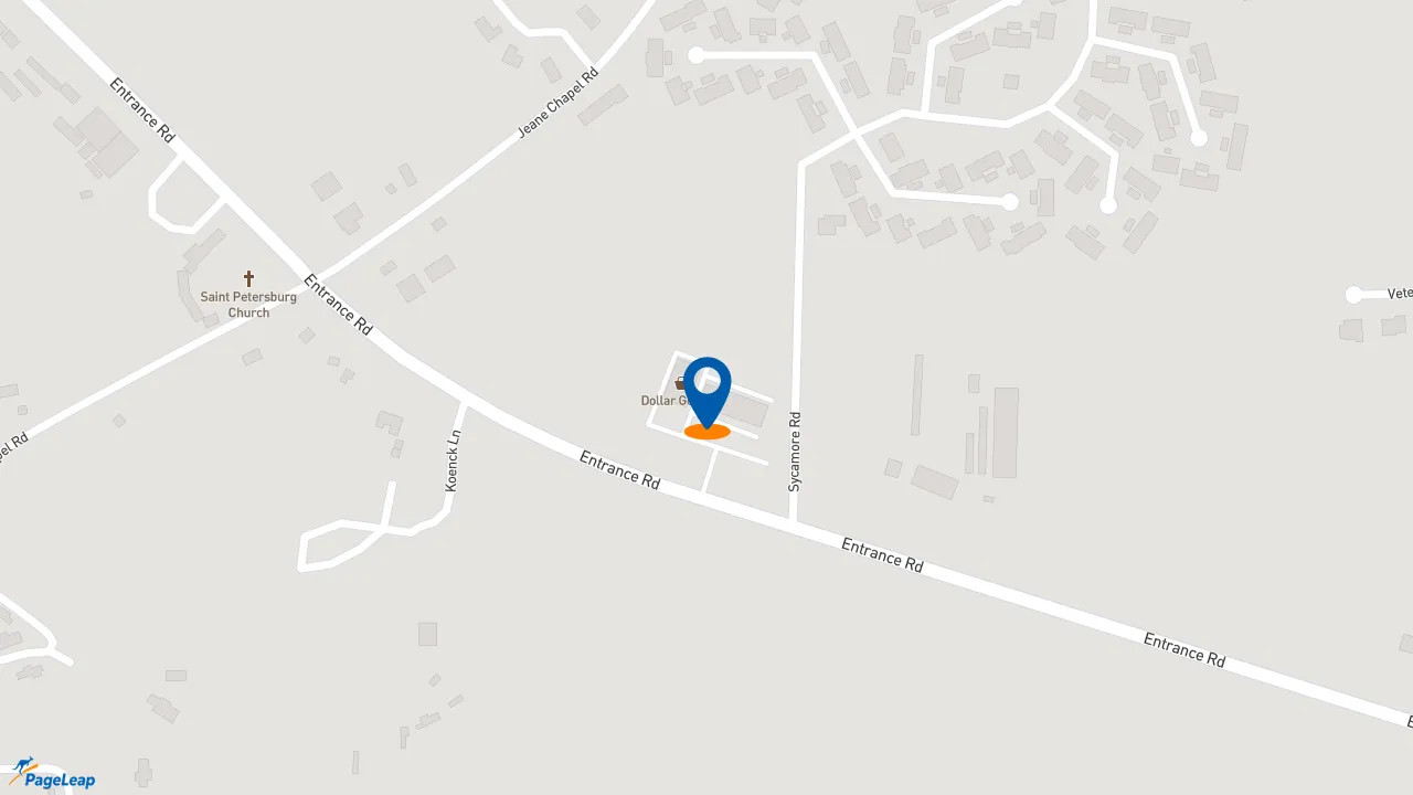 https://pageleap.com map showing location of Subway in Leesville.