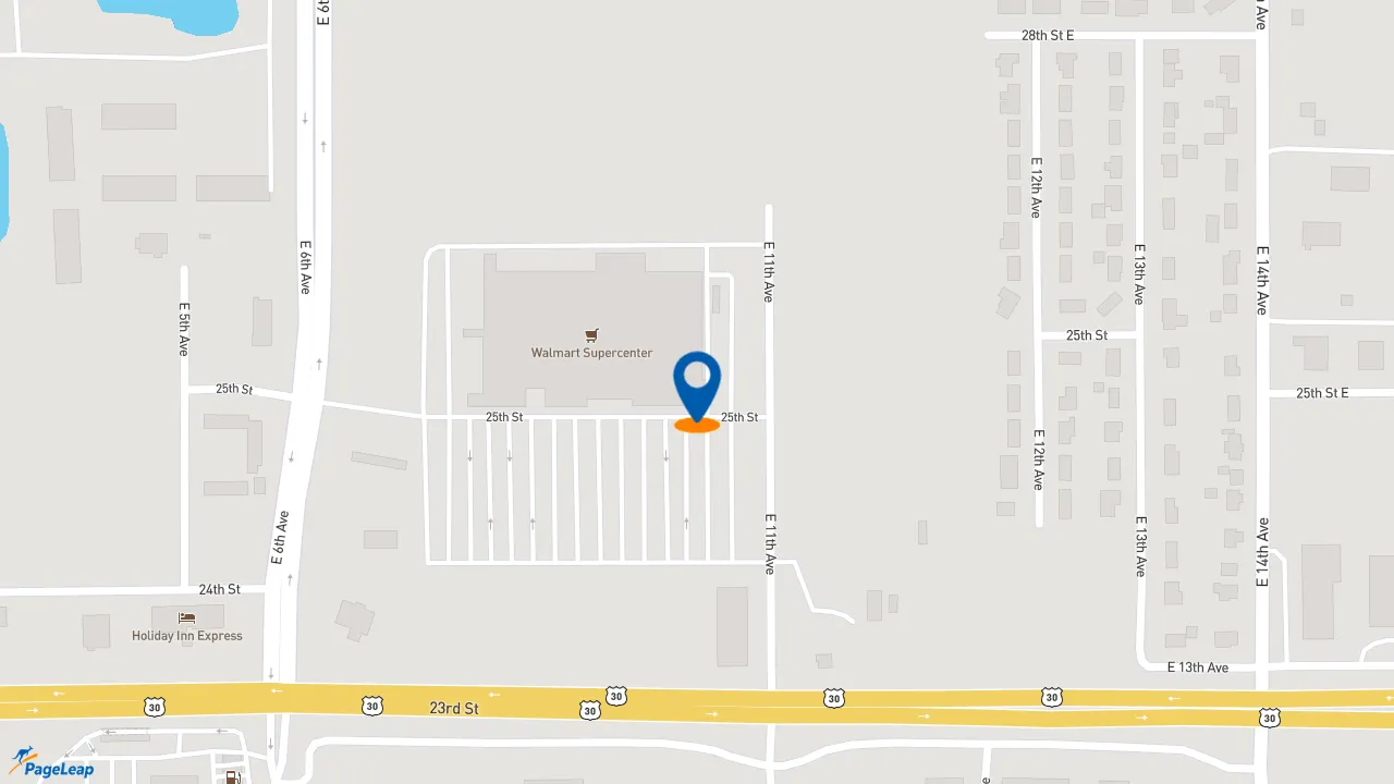https://pageleap.com map showing location of Subway in Columbus.