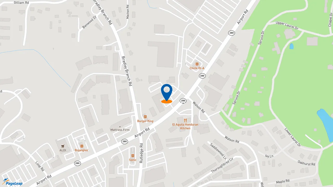 https://pageleap.com map showing location of Subway in Royal Pines.