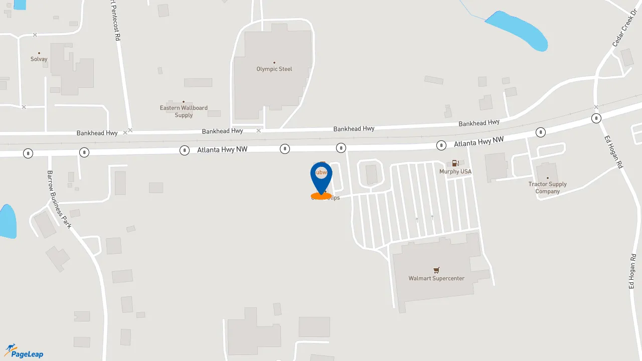 https://pageleap.com map showing location of Subway in Winder.