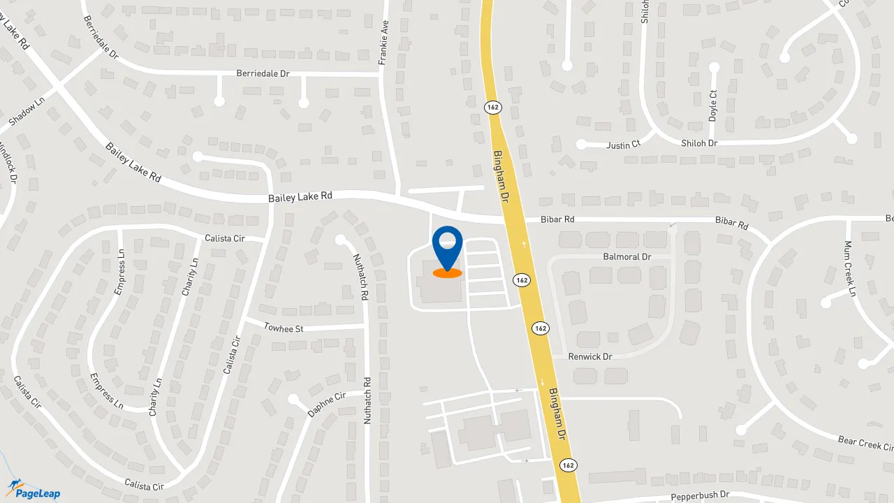 https://pageleap.com map showing location of Subway in Fayetteville.