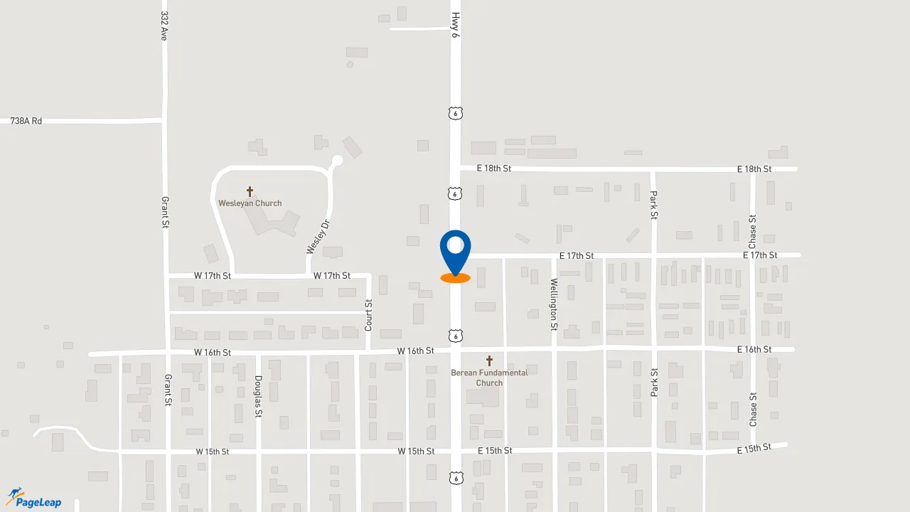 https://pageleap.com map showing location of Subway in Imperial.